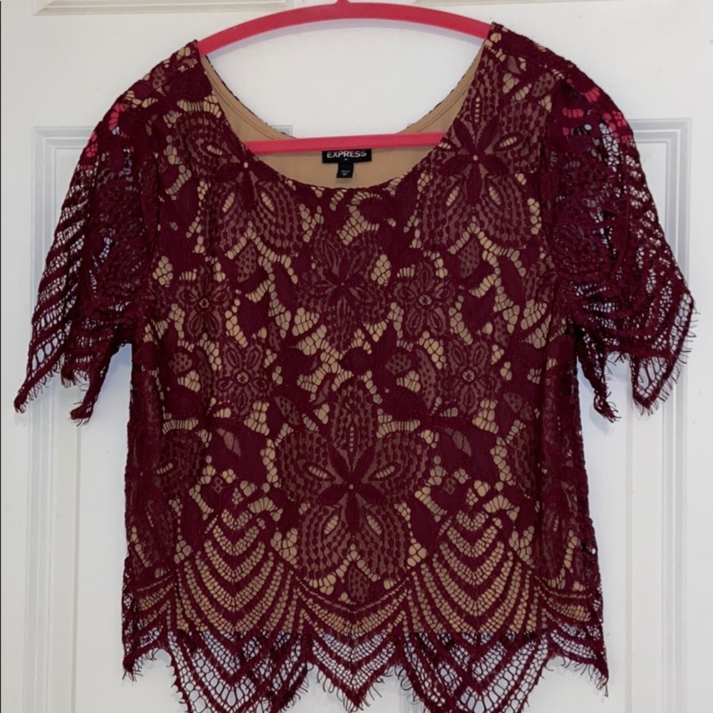 Express Maroon Blouse!